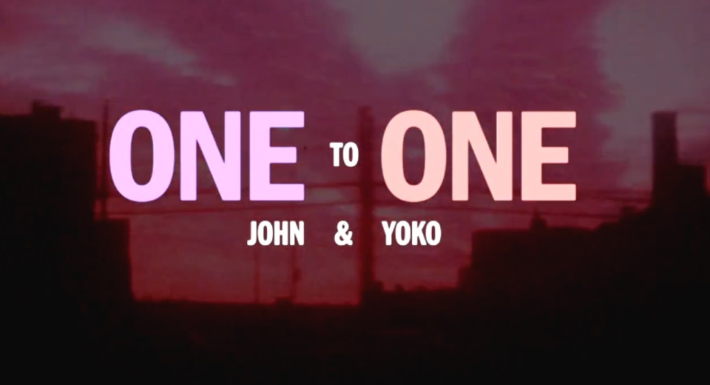 Кадр из фильма Один на один: Джон и Йоко / One to One: John & Yoko